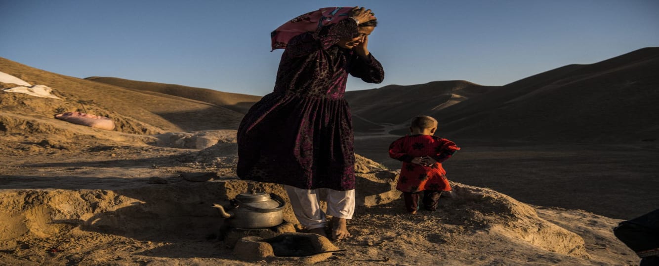 Afghanistan mère et enfant